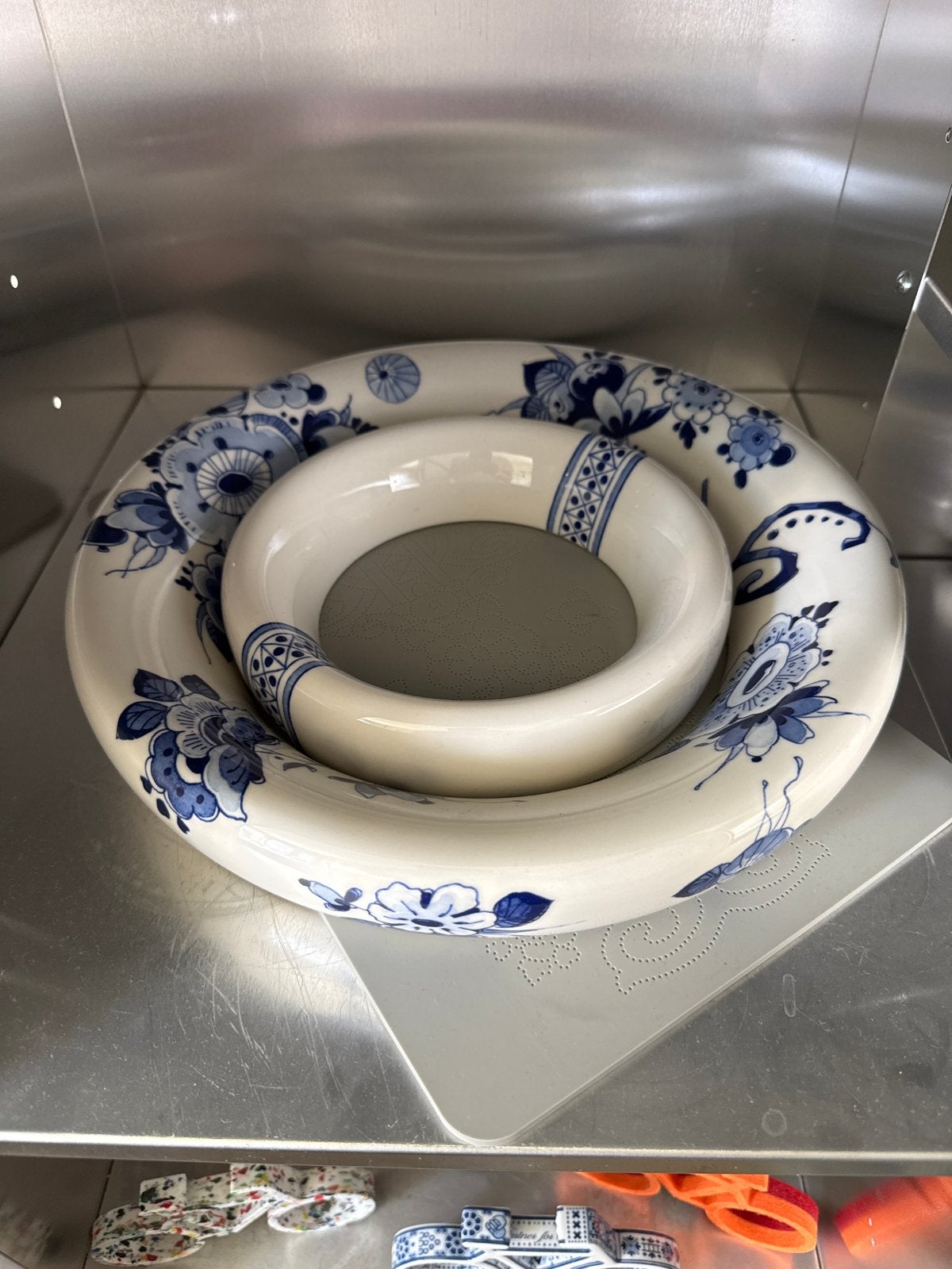 Royal Delft Deskring D1653 - Chris Koens (klein & groot), Ophalen of Verzenden