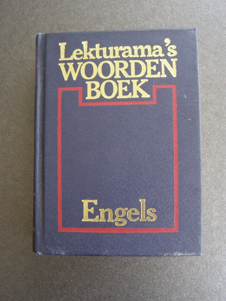 Lekturama Engels Woordenboek: Ned – Engels / Engels - Ned, Boeken, Woordenboeken, Gelezen, Overige uitgevers, Ophalen of Verzenden