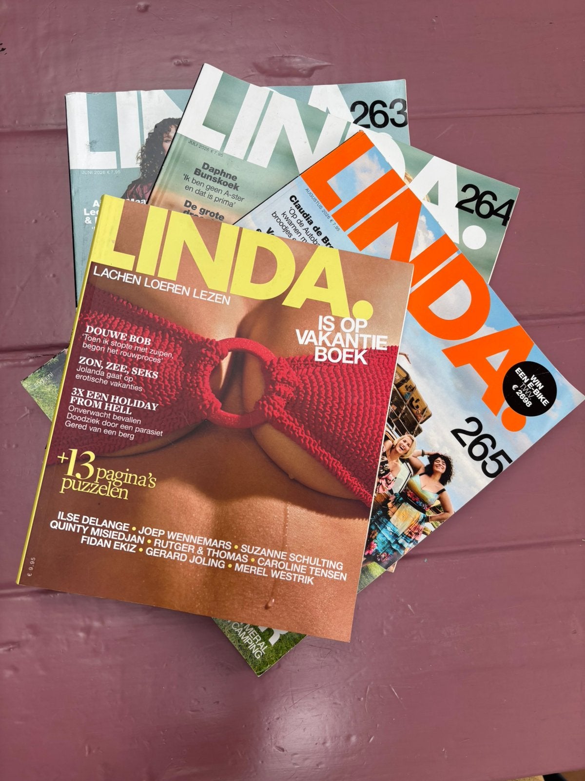 Linda. Magazine 4 stuks, Ophalen, Zo goed als nieuw, Damesbladen
