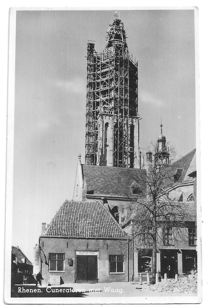AK Rhenen - Cuneratoren met Waag, Verzenden, 1940 tot 1960, Ongelopen, Utrecht