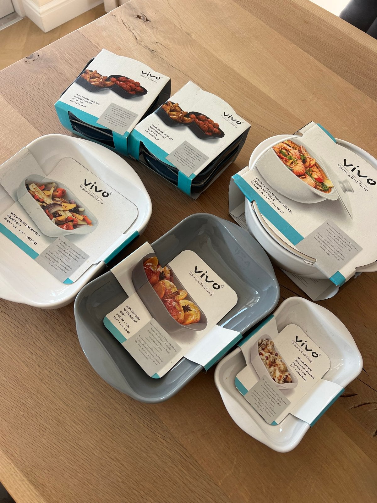 Vivo Villeroy & Boch Ovenschalen en Tapasschalen Set, Ophalen, Keramiek, Villeroy & Boch, Nieuw