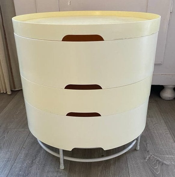 Vintage Ikea bijzettafel / trolley PS2014, Ophalen, Minder dan 45 cm, Zo goed als nieuw, Minder dan 55 cm