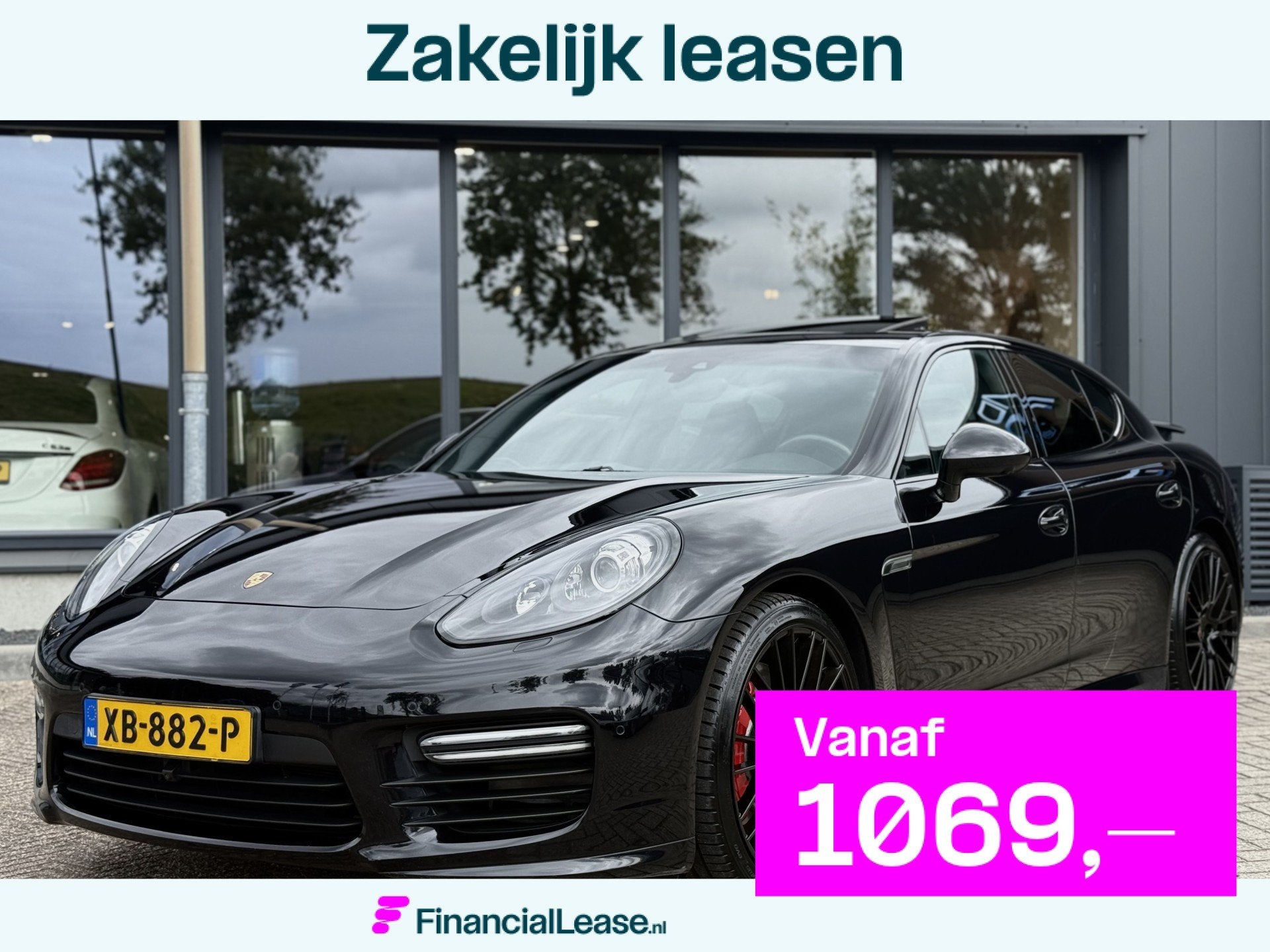 Porsche Panamera 4.8 GTS Schuifdak Sport-Chrono, Automaat, Dealer onderhouden, Gebruikt, 4 stoelen