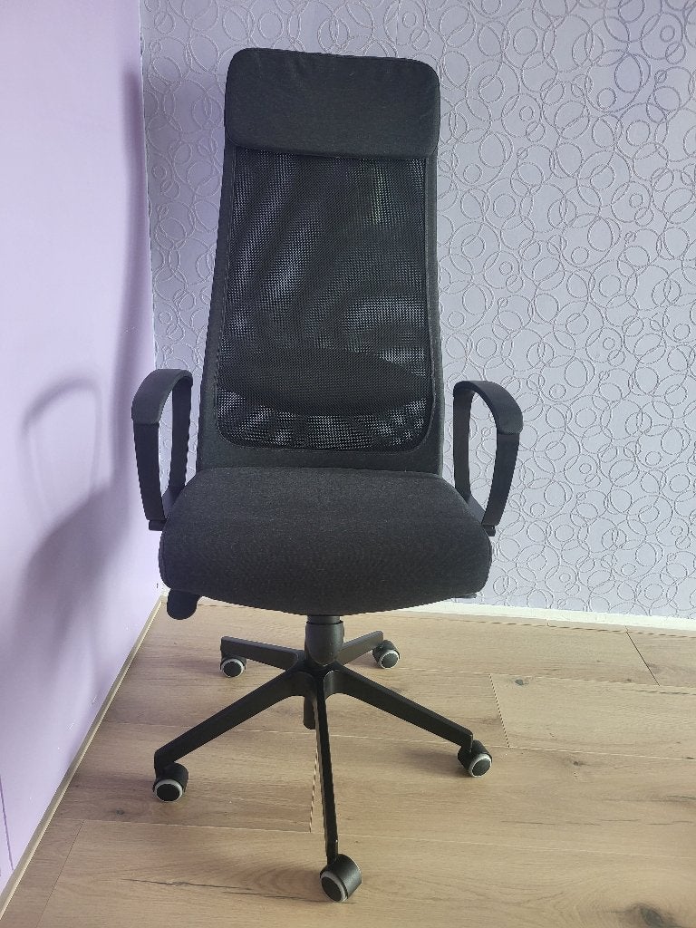 Bureaustoel, Ophalen, Gebruikt, Zwart, Bureaustoel