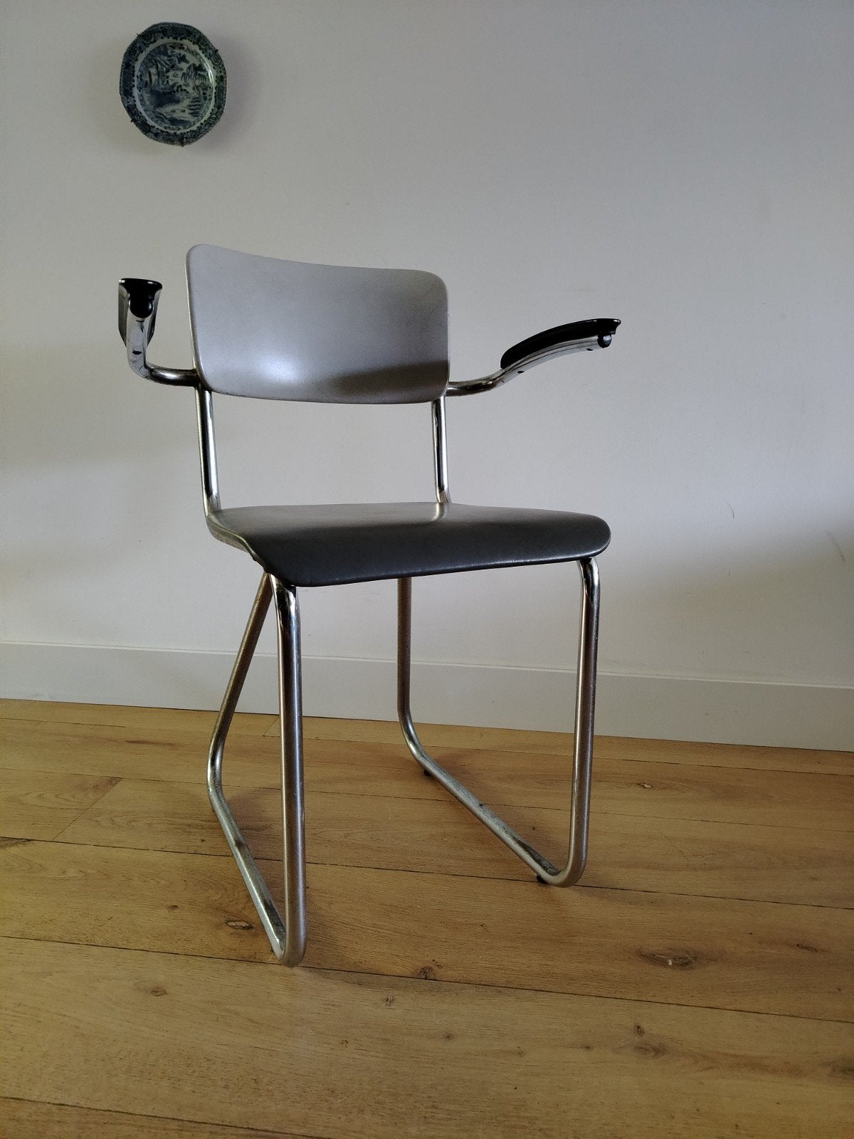 Gispen Bureaustoel - Vintage Design, Ophalen of Verzenden, Gebruikt, Grijs, Bureaustoel