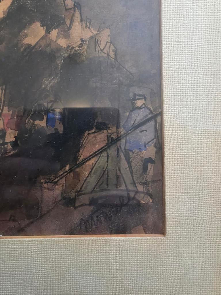 Stadsgezicht met Koepelkerk - Aquarel, Ophalen