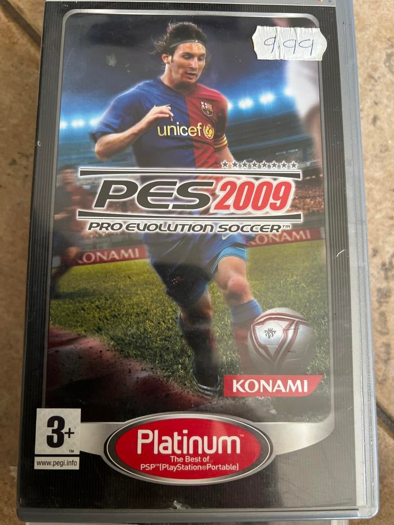 PES 2009 Pro Evolution Soccer PSP Platinum Edition, Spelcomputers en Games, Gebruikt, 1 speler, Ophalen of Verzenden, Vanaf 3 jaar