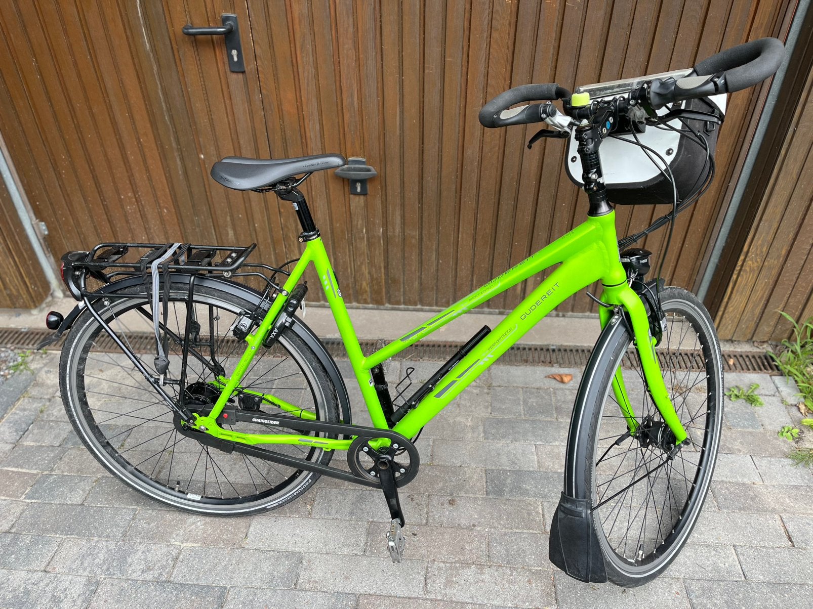 Gudereit Rohloff speedhub 57cm, 28 inch, Gebruikt, 10 tot 15 versnellingen, Velgrem