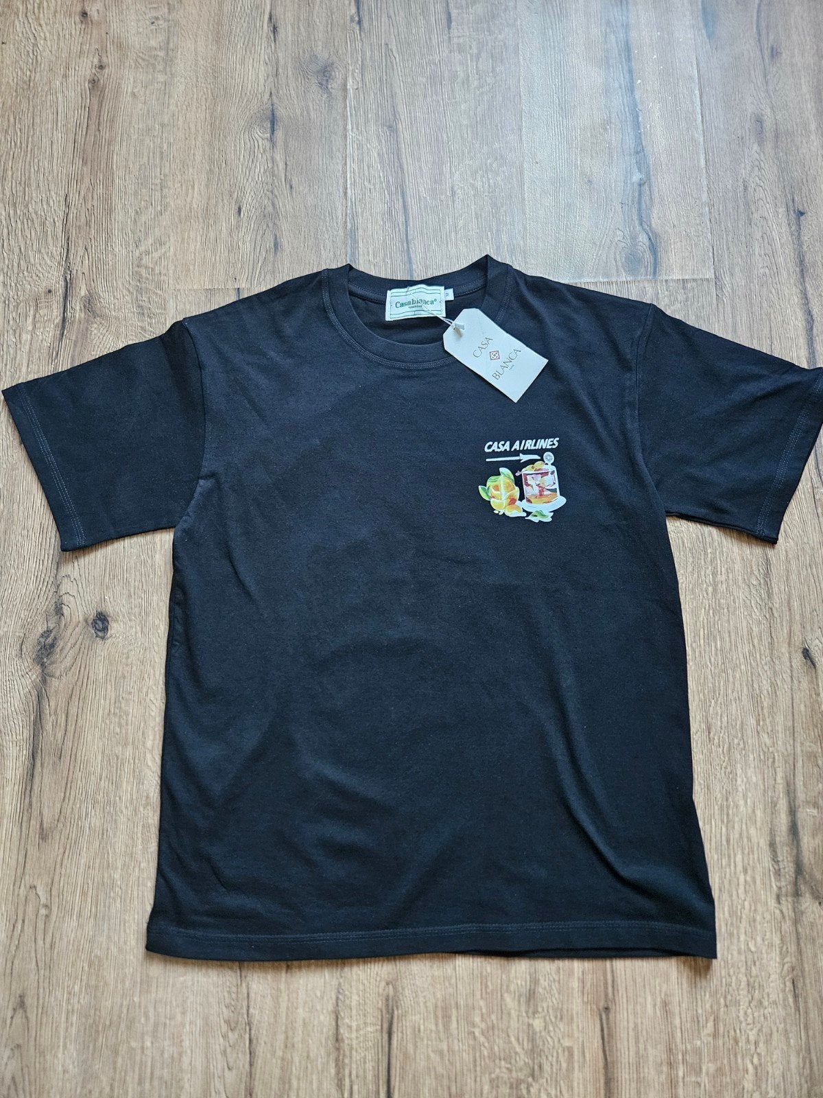 Casablanca tshirt, Kleding | Heren, T-shirts, Casablanca, Maat 48/50 (M), Zwart, Nieuw