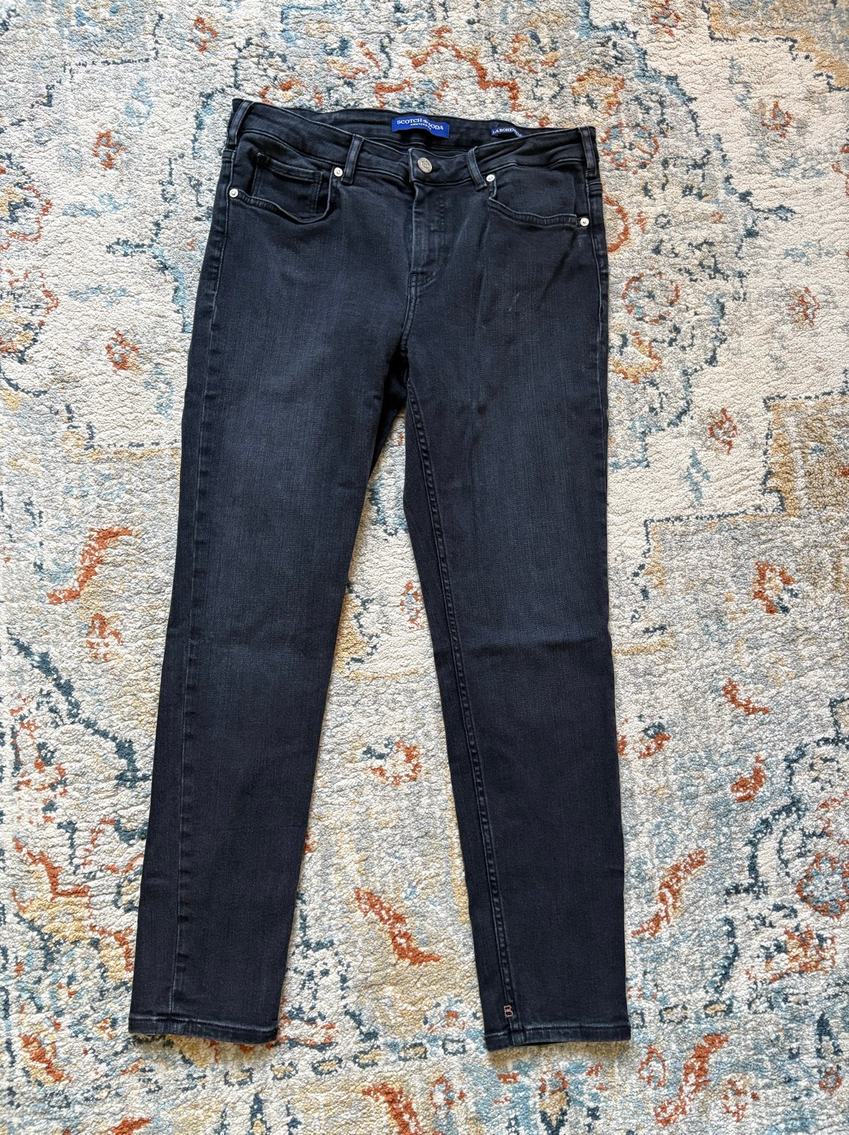 Scotch & Soda La Bohemienne Jeans W30/L30 Zwart, Kleding | Dames, Ophalen of Verzenden, Zo goed als nieuw, Zwart, W30 - W32 (confectie 38/40)