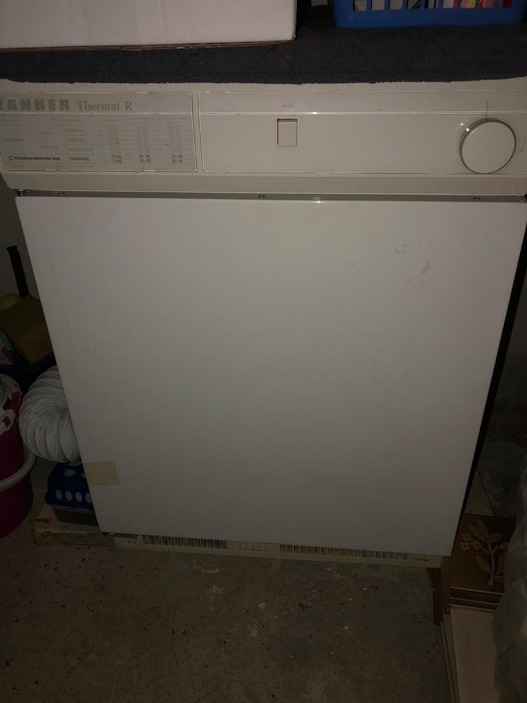 Zanker Wasdroger Thermat R, Witgoed en Apparatuur, Wasdrogers, Ophalen, Gebruikt, Voorlader, 85 tot 90 cm