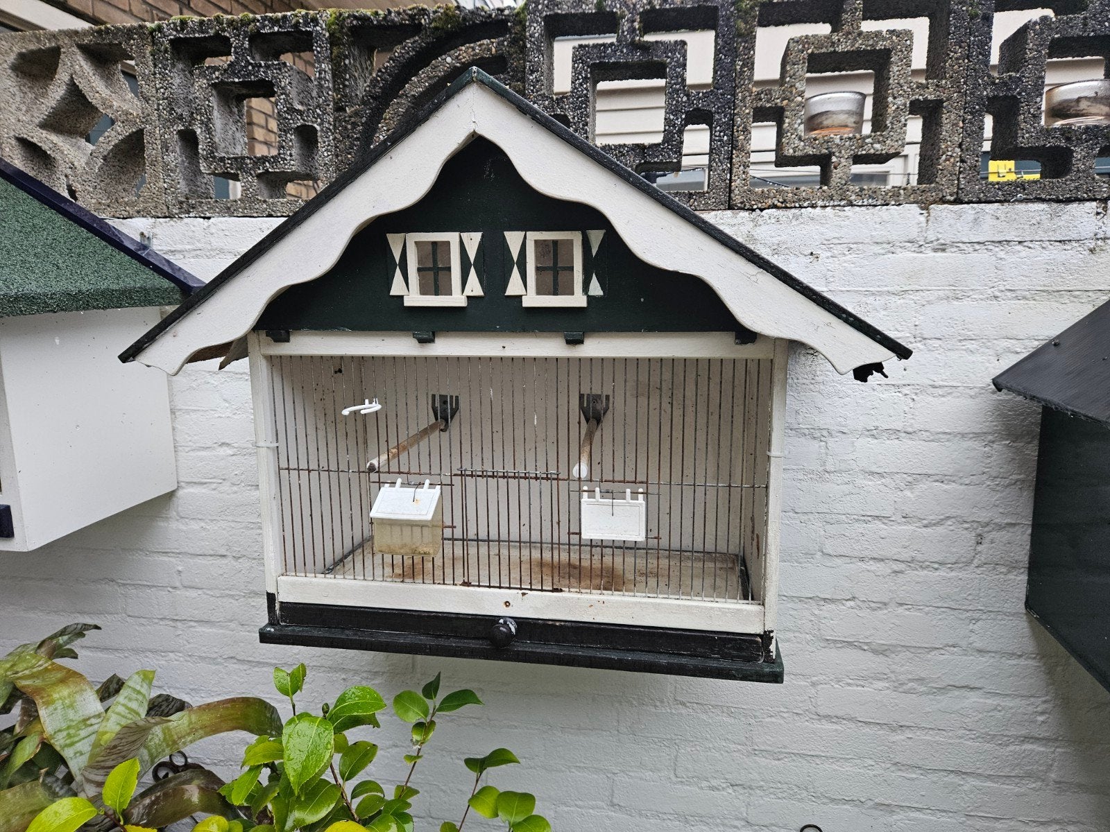 Houten vogelhuisje in goede staat, Ophalen of Verzenden, Zo goed als nieuw