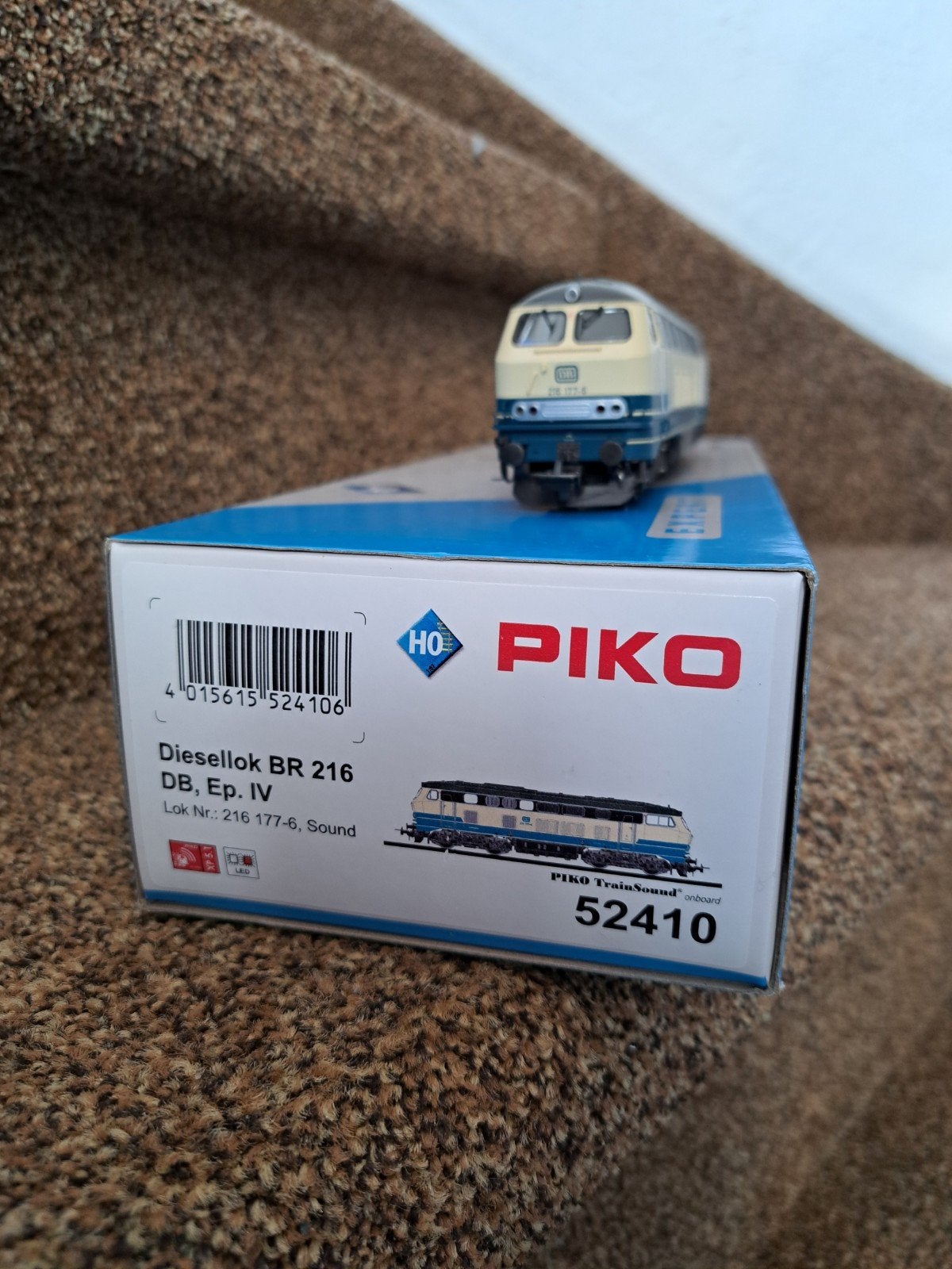 Piko BR 216 Digitaal sound (52410), Zo goed als nieuw, Gelijkstroom, Locomotief, Piko