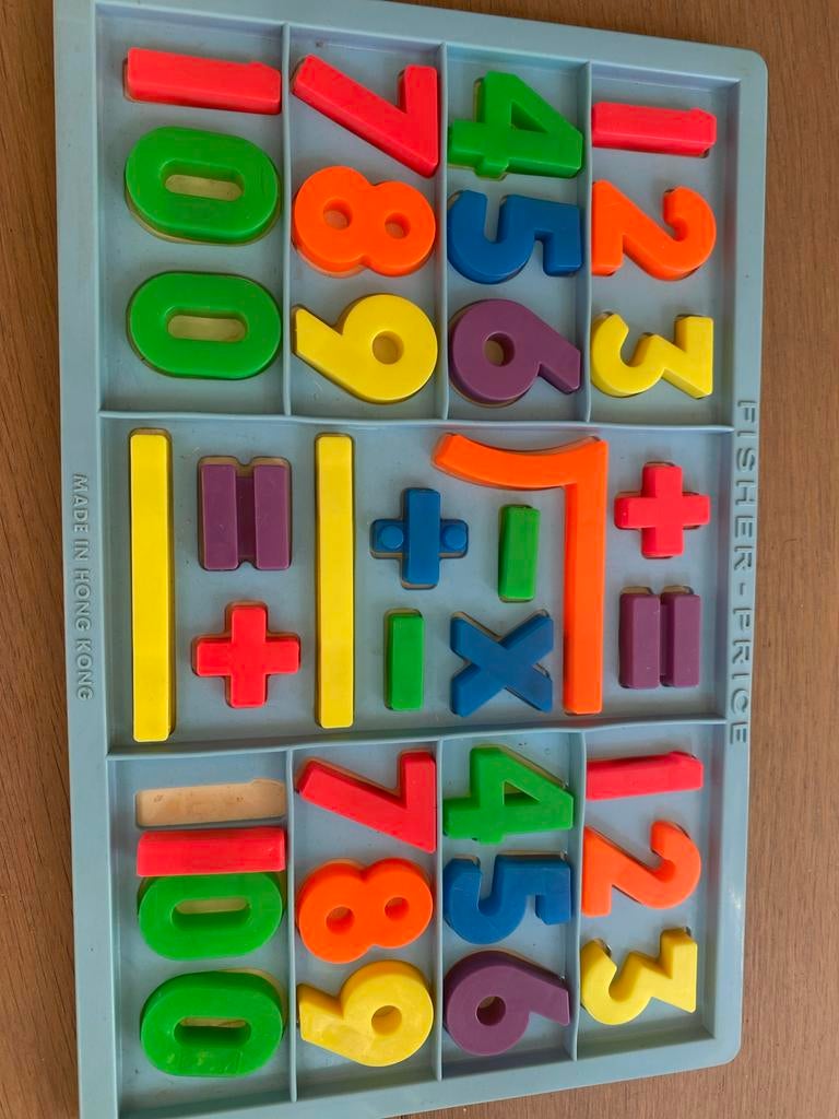 Fisher-Price Cijfer Magneet Bord - Educatief Speelgoed, Ophalen, Gebruikt, Rekenen