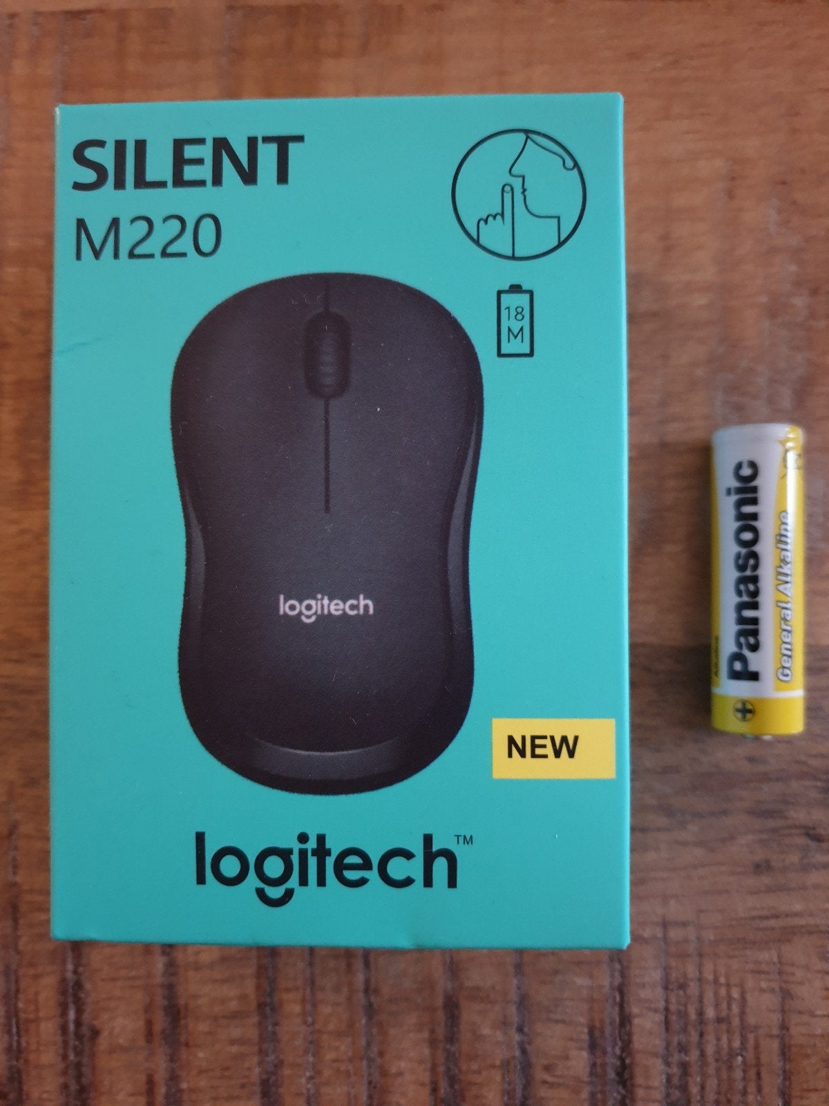 Logitech M220 Silent Draadloze Muis - Zwart, Computers en Software, Muis, Logitech, Nieuw, Ophalen of Verzenden