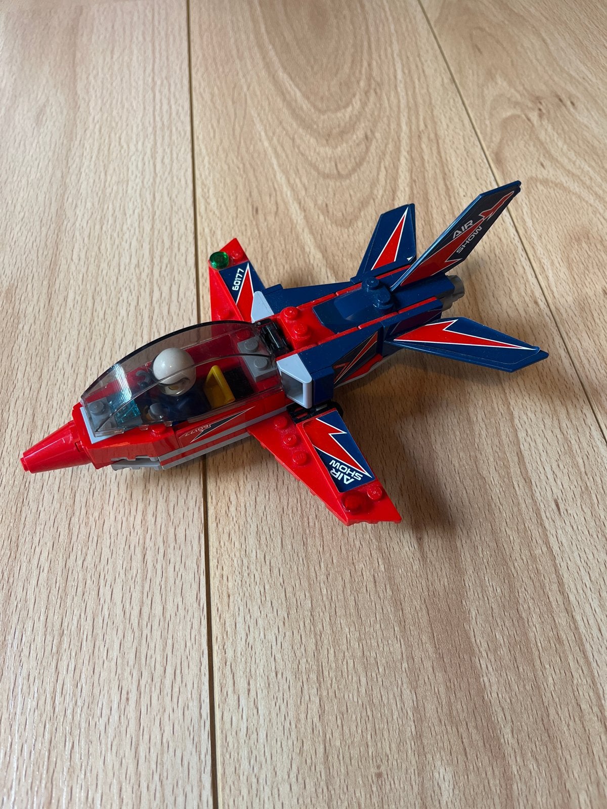 LEGO City 60177 Straaljager Airshow met piloot, Ophalen of Verzenden, Zo goed als nieuw, Overige merken