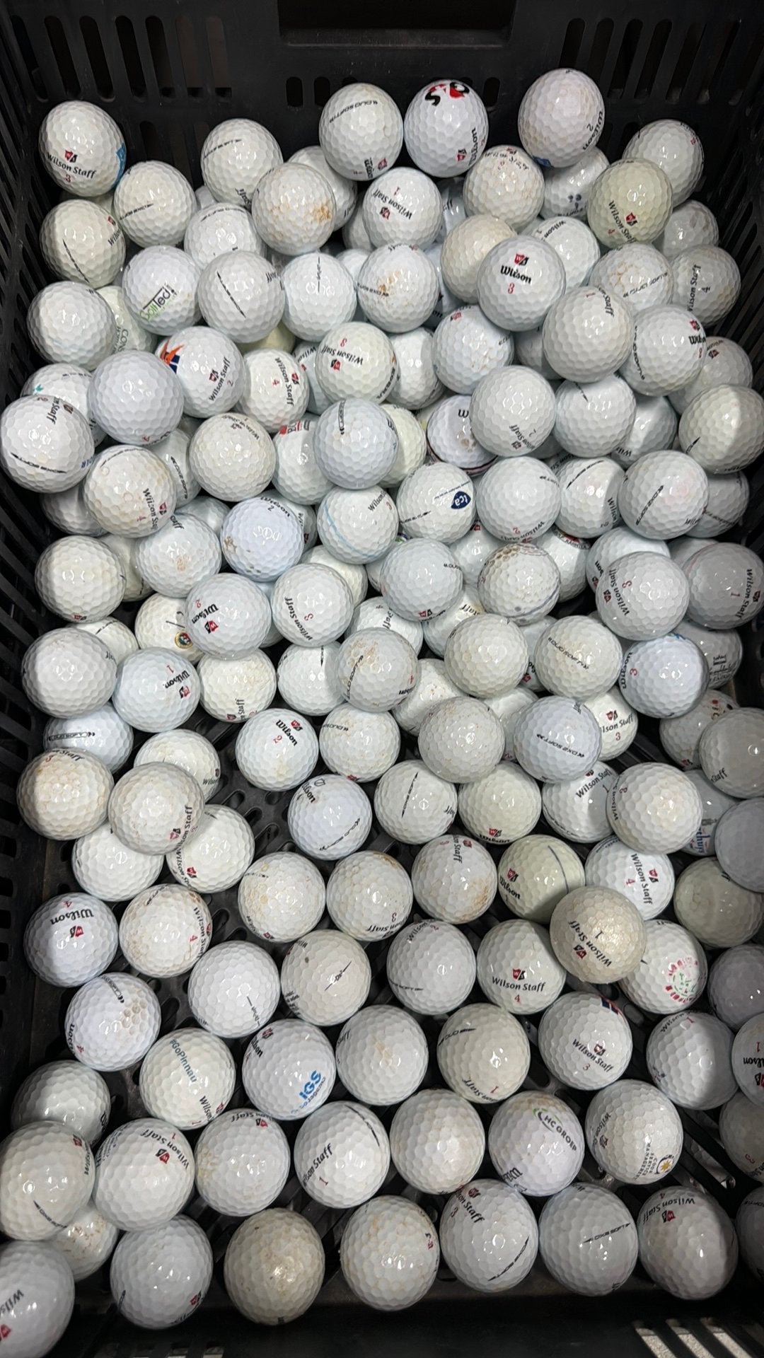 Wilson staffdx2 soft golfballen 100 stuks, Sport en Fitness, Golf, Ophalen of Verzenden, Zo goed als nieuw, Bal(len)