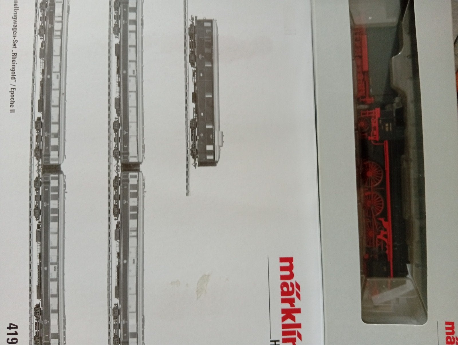 Märklin 39020 & 41928 Rheingold Treinset Digitaal, Wisselstroom, Treinset, Ophalen of Verzenden, Märklin