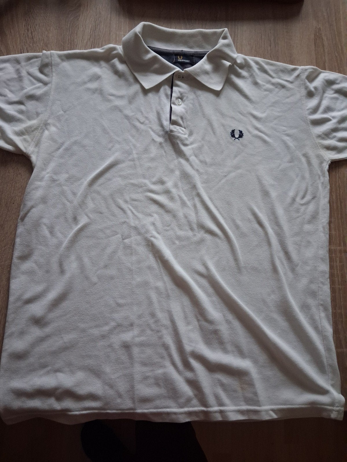 polo van Fred Perry,maat xl/l, Verzenden, Wit, Maat 56/58 (XL), Zo goed als nieuw