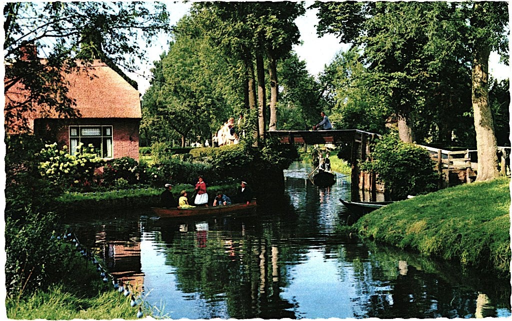 806350 Giethoorn Dorpsgracht O Nette oude kaart onbeschreven