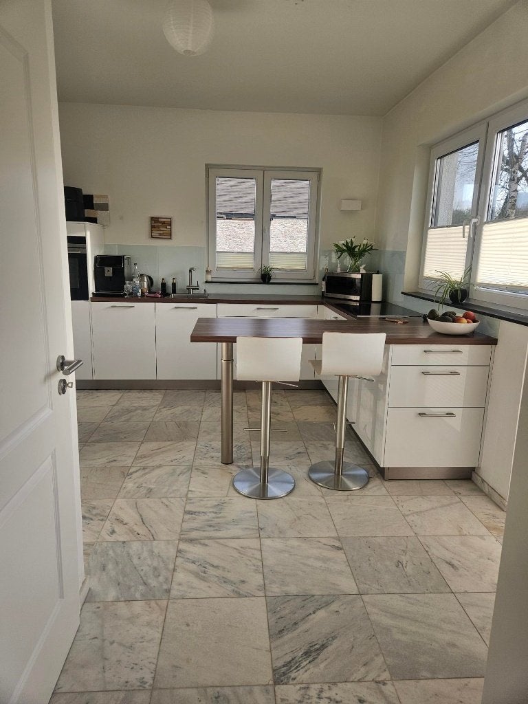 Schüller design keuken met Siemens en Liebherr 2015, Ophalen, Wit, Hoekkeuken, Nieuw