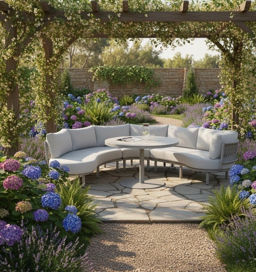Garden Impressions Matera, Ophalen, 5 zitplaatsen, Bank, Loungeset