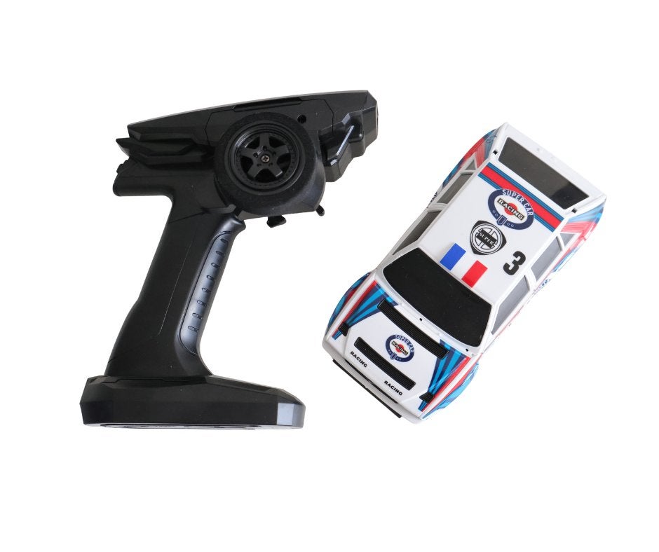 Amewi Lancia Delta HF Integrale Rallye/Drift 1/28 opknapper, Ophalen of Verzenden, Gebruikt, Overige schalen, Auto onroad
