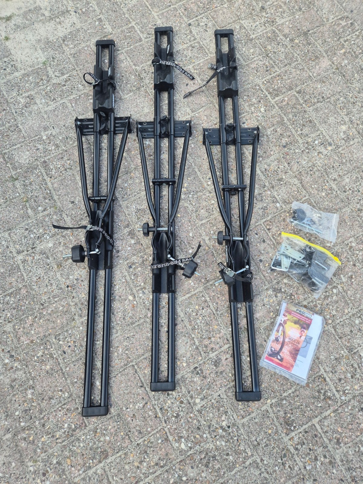 Fietsendrager dakdragers auto 3x, Ophalen, 3 fietsen of meer, Zo goed als nieuw