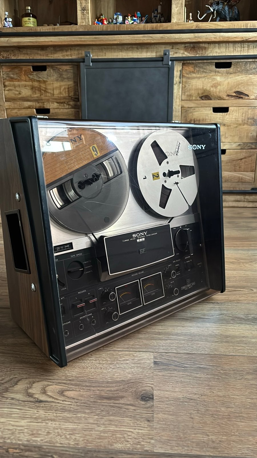 Sony TC-377 Stereo Bandrecorder met Stofkap, Ophalen, Bandrecorder, Met stofkap