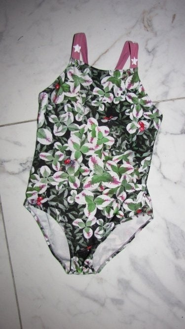 128 MOLO badpak lieveheersbeestjes, Ophalen of Verzenden, Zo goed als nieuw, Meisje, Sport- of Zwemkleding