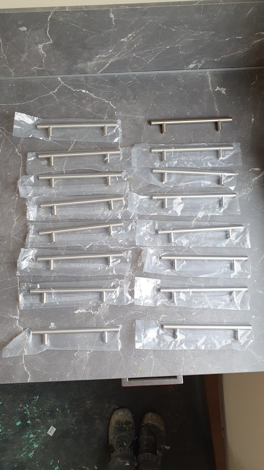 16x Nieuwe RVS Handgrepen 12.8cm Gatsafstand, 100 tot 250 mm, Overige typen, Nieuw, Ophalen of Verzenden