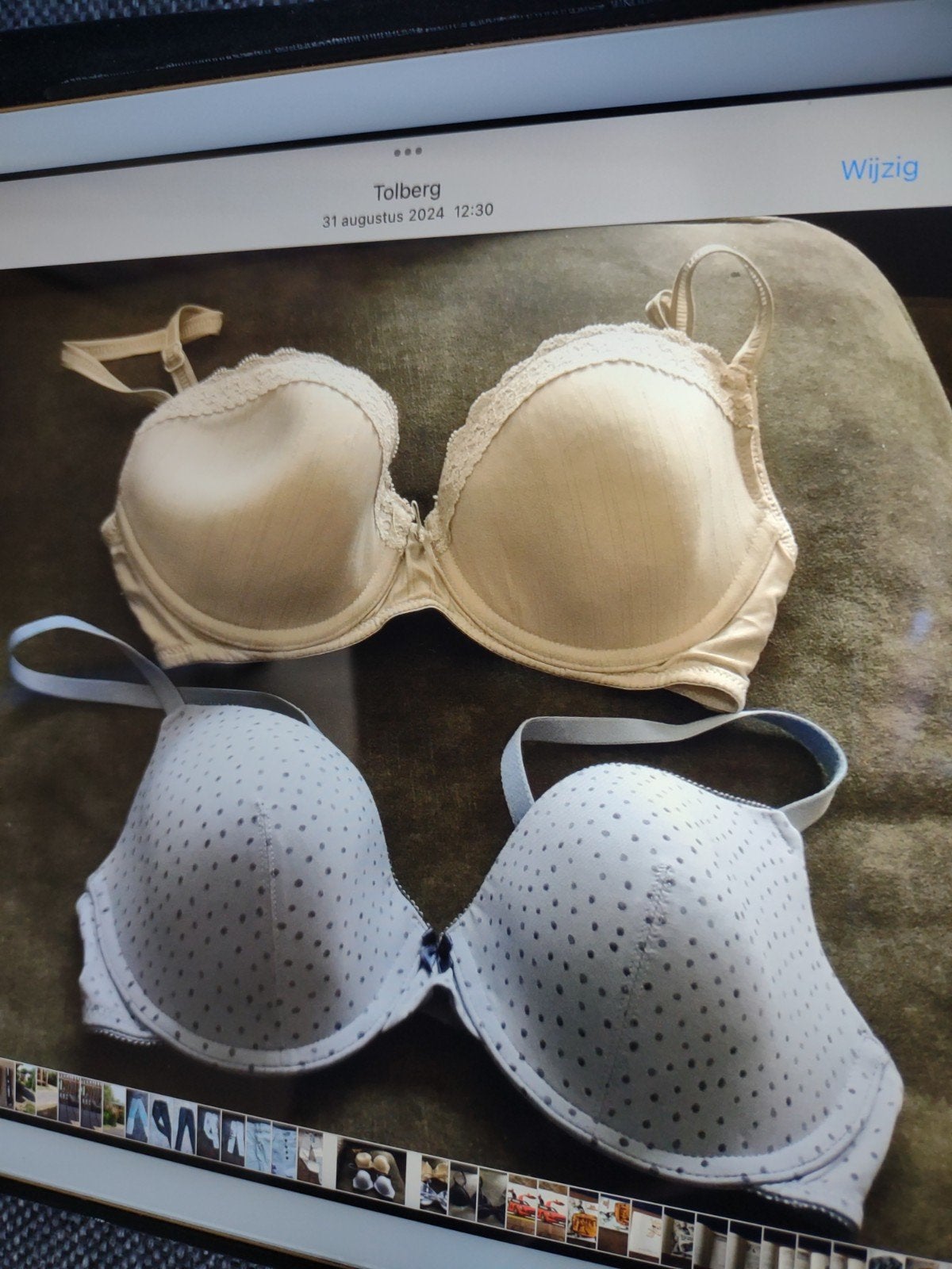nieuw paars en crème BH70C schiesser, Schiesser, Ophalen, Overige kleuren, BH