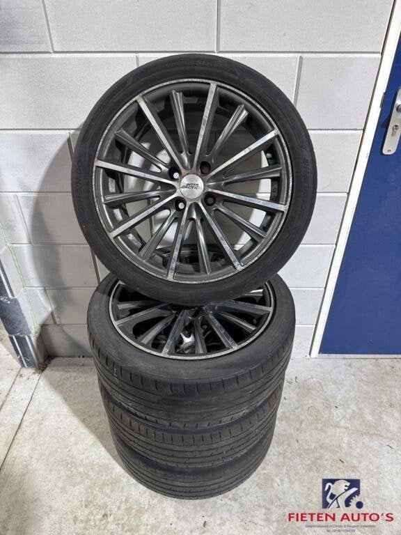 Lichtmetalen velgen Peugeot 207 RC 17inch, Gebruikt, Banden en Velgen, 17 inch