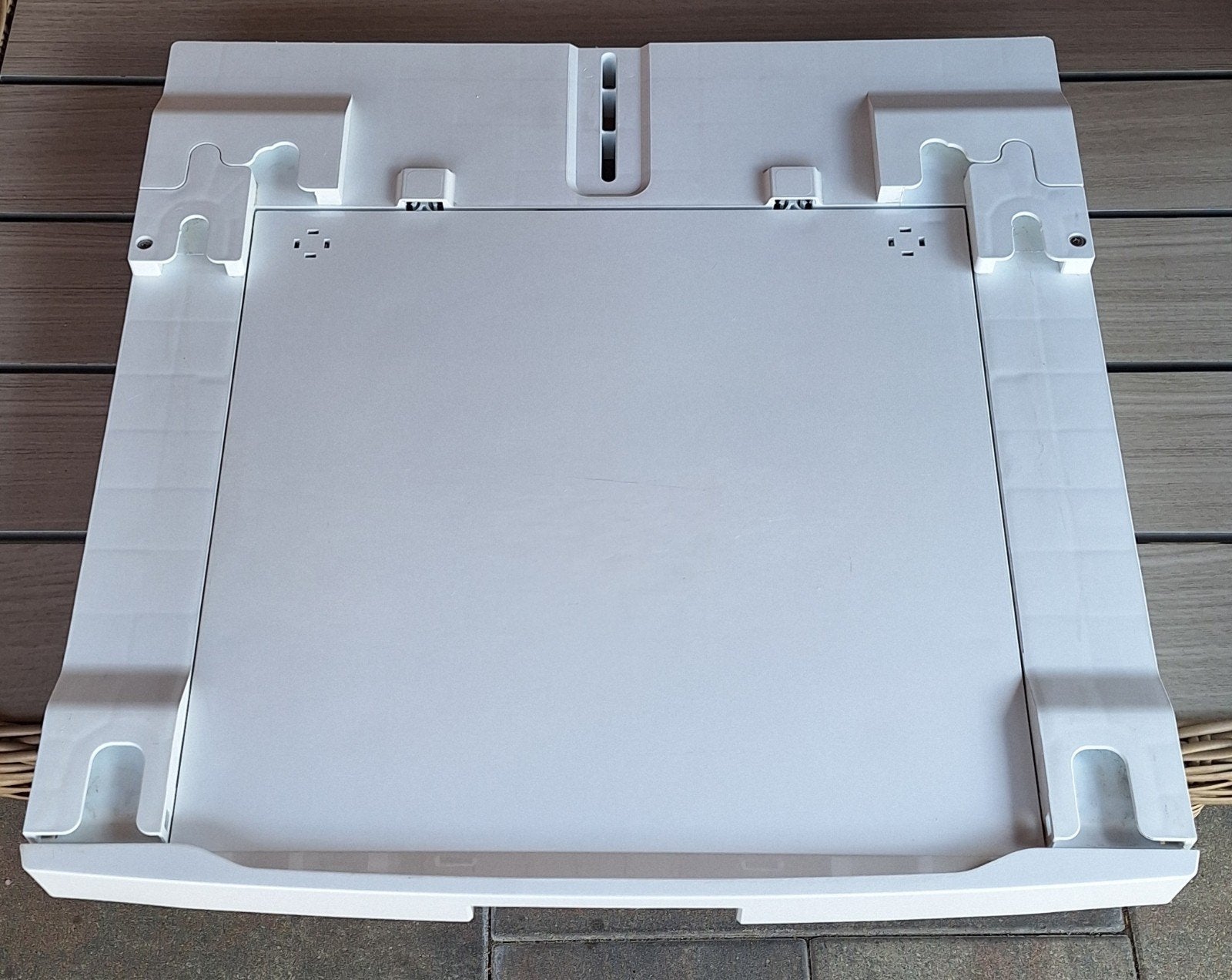AEG stapelkit met uittrekbare plank voor wasmachine/droger, Ophalen of Verzenden, Nieuw