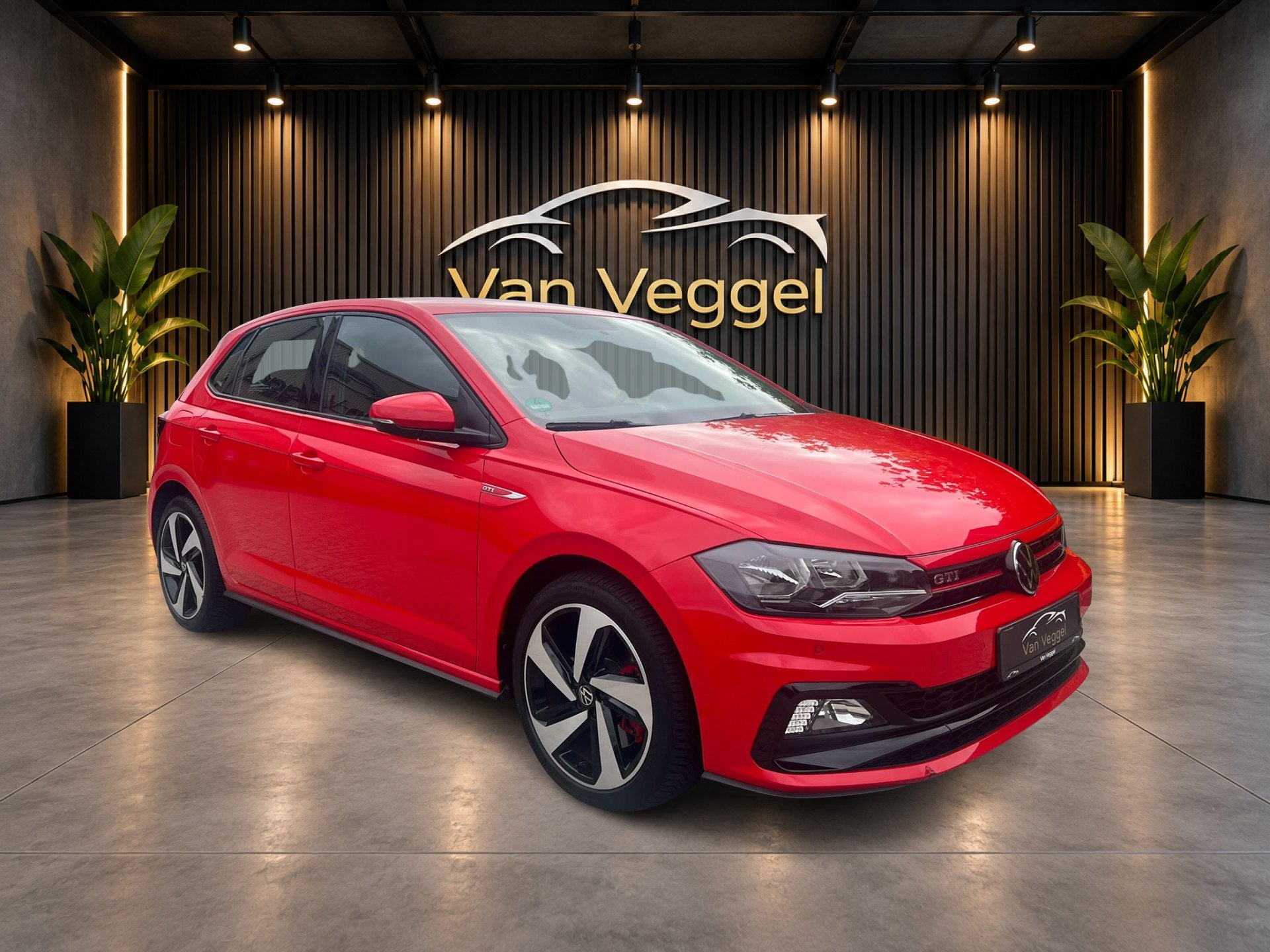 Volkswagen Polo 2.0 TSI GTI cruise, airco, stoelverw,, Auto's, Stof, Gebruikt, Zwart, 4 cilinders
