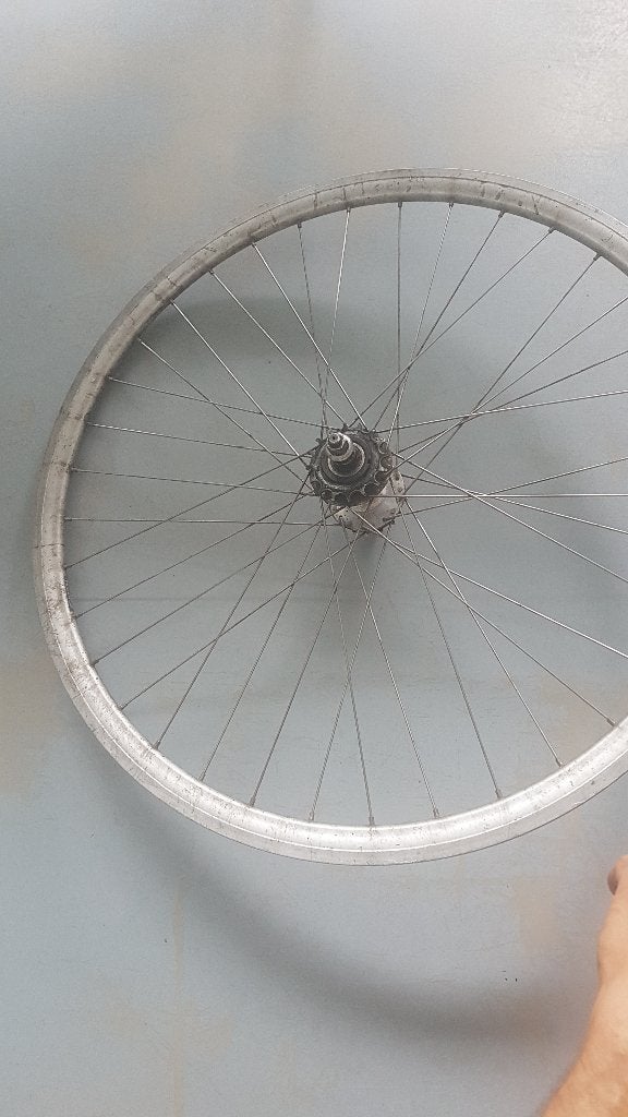 achterwiel fixie, Fietsen en Brommers, Fietsonderdelen, Wiel, Gebruikt, Rigida, Ophalen of Verzenden