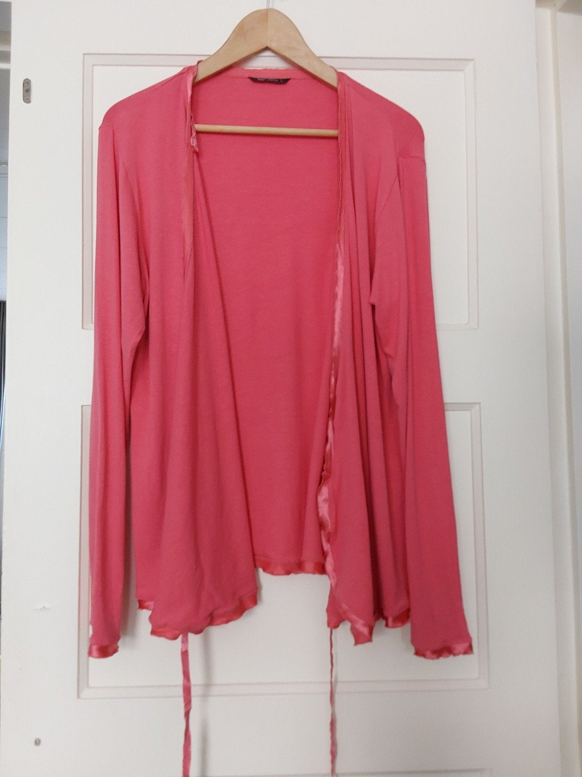 Overslagvest Hema maat L, Kleding | Dames, Truien en Vesten, Maat 42/44 (L), Ophalen of Verzenden, Roze, Gedragen