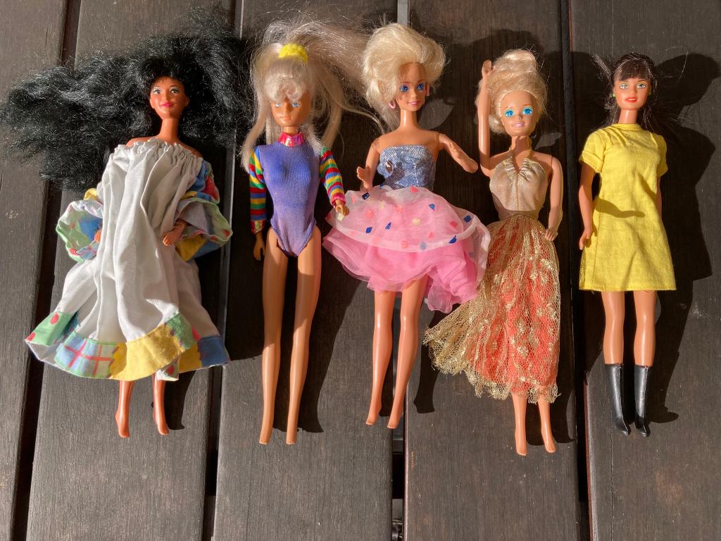 3 Orginele Mattel Barbie poppen., Ophalen of Verzenden, Gebruikt, Barbie