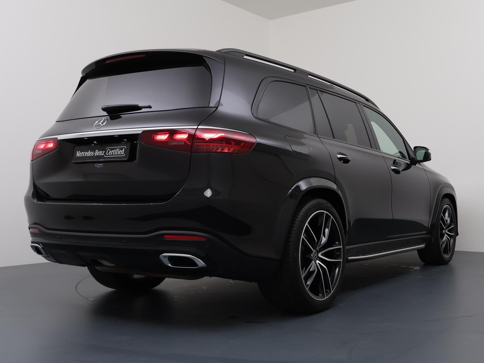 Mercedes-Benz GLS 450 4MATIC AMG Line | Ultimate pakket | Ma, Auto's, Dealer onderhouden, Gebruikt, 7 stoelen, Zwart