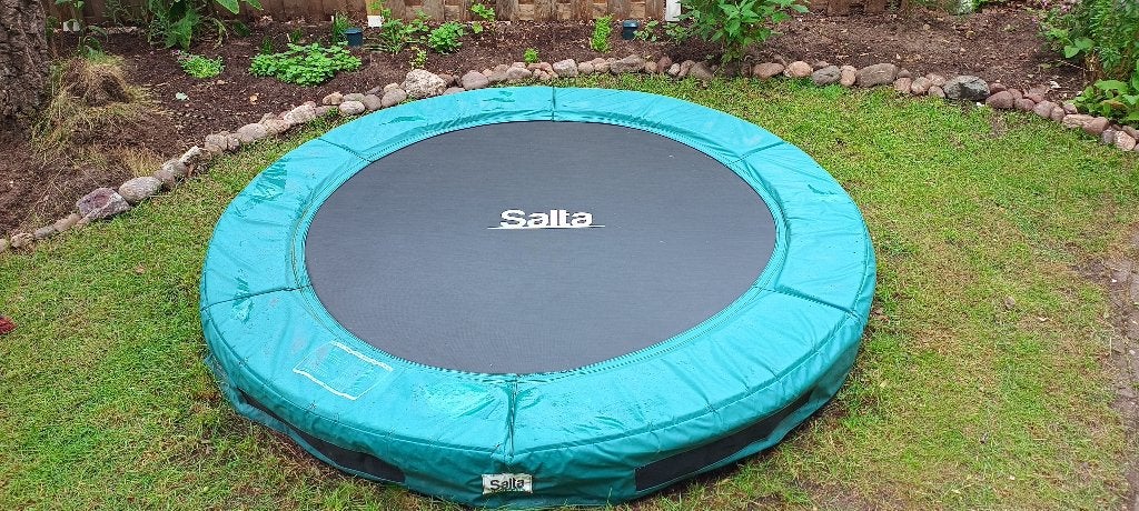 Salta trampoline 244cm rond, Ophalen, Gebruikt