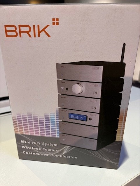 Brik Mini hifi system ( enkel phono stage), Audio, Tv en Foto, Stereo-sets, Ophalen of Verzenden, Nieuw, Overige merken