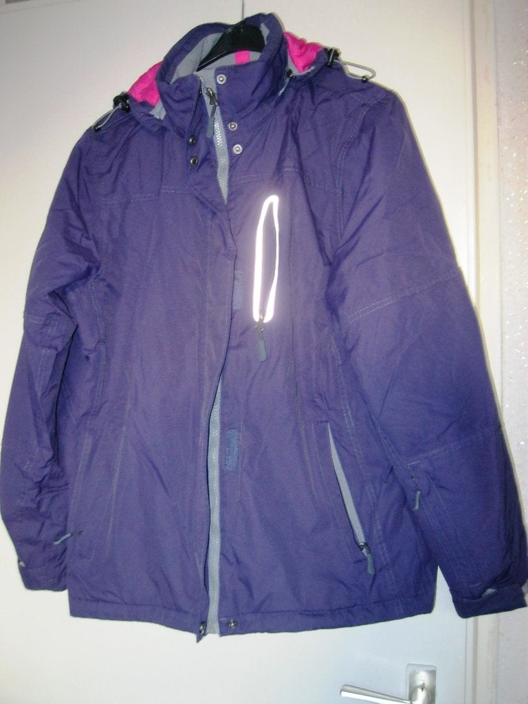 Paarse Ski-jack, Winterjas, met Capuchon, nieuw, Paars, Nieuw, Ophalen of Verzenden, John Cabot