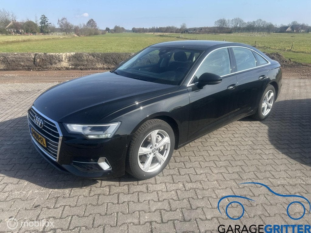 Audi A6 Limousine 45 TFSI Business edition, Auto's, Gebruikt, 4 cilinders, Zwart, Bedrijf