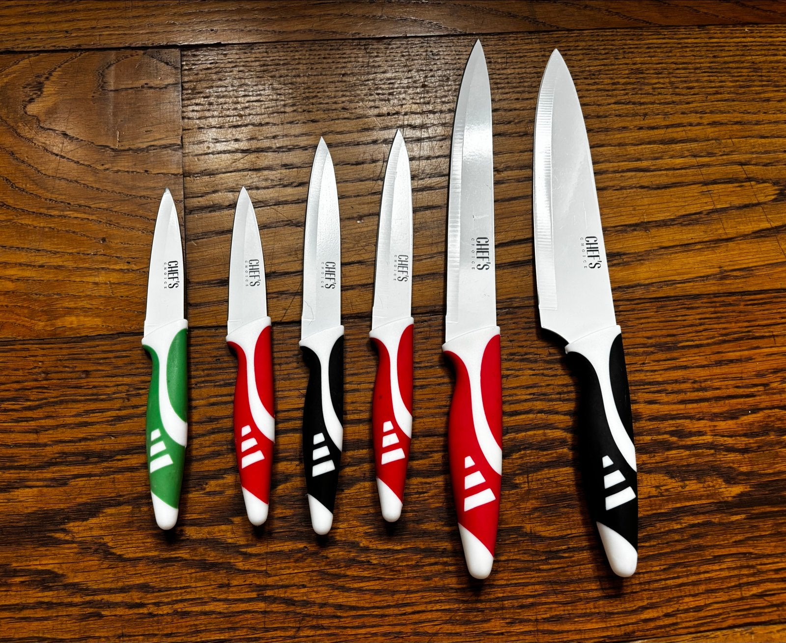 Chef's choice messenset - 6-delig, Overige typen, Nieuw, Ophalen of Verzenden, Steen/keramiek