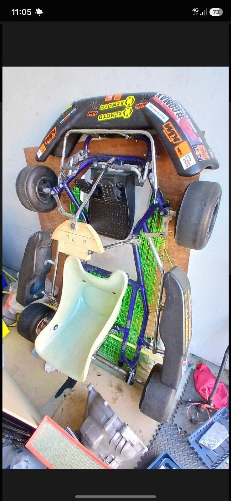 Kartframe voor racesimulator, Ophalen, Zo goed als nieuw, Onderdelen Kart