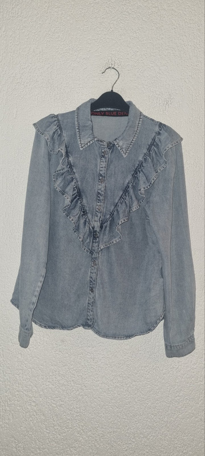 Dames spijkerblouse merk Only Denim Blue maat Small., Only, Blauw, Ophalen of Verzenden, Zo goed als nieuw