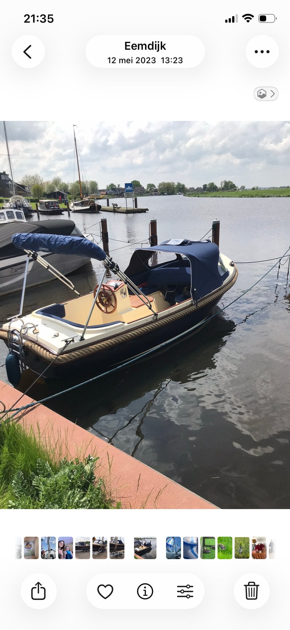 Wato 510 Sloep met Nanni diesel en stalling trailer, Ophalen, Gebruikt, Binnenboordmotor, Diesel
