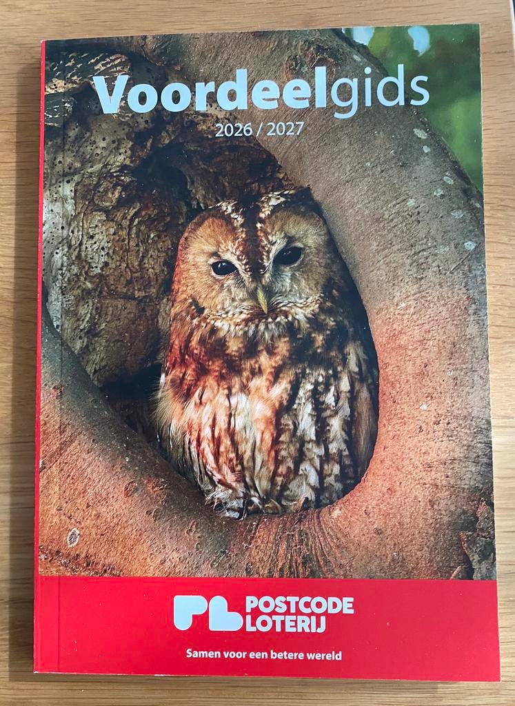 Voordeelgids Postcodeloterij 2026/2027 (losse bonnen), Drie personen of meer, Kortingsbon