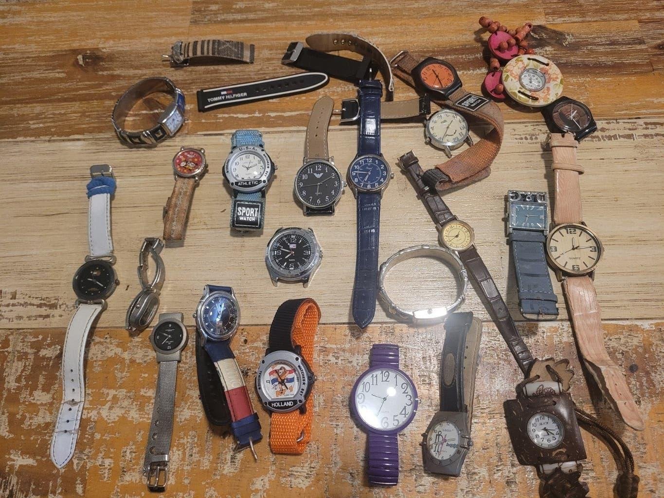 Partij horloges, Ophalen of Verzenden, Overige materialen, Overige merken