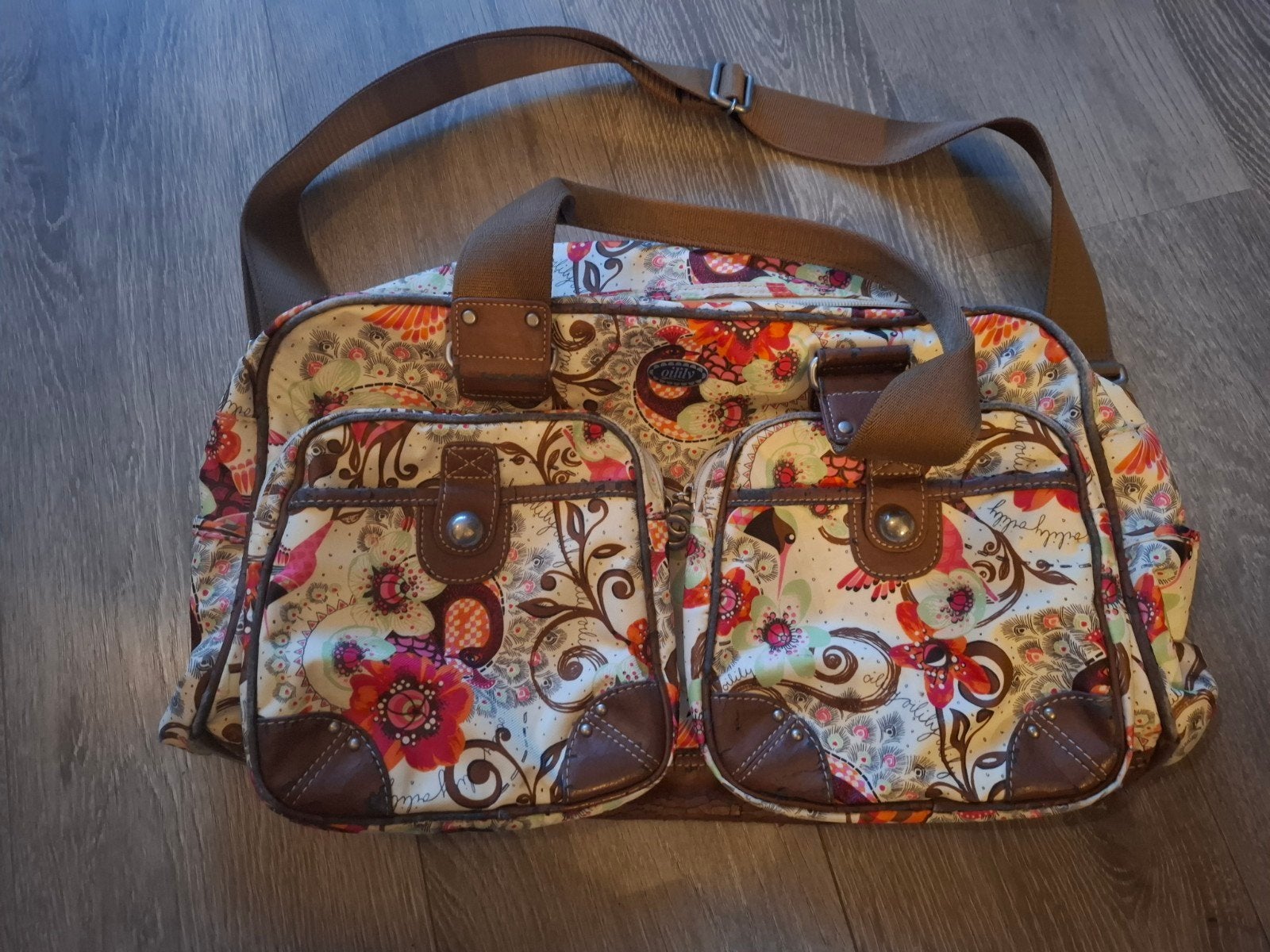 Oilily Weekendtas, Sieraden, Tassen en Uiterlijk, Tassen | Reistassen en Weekendtassen, 40 tot 60 cm, 30 cm of meer, Gebruikt